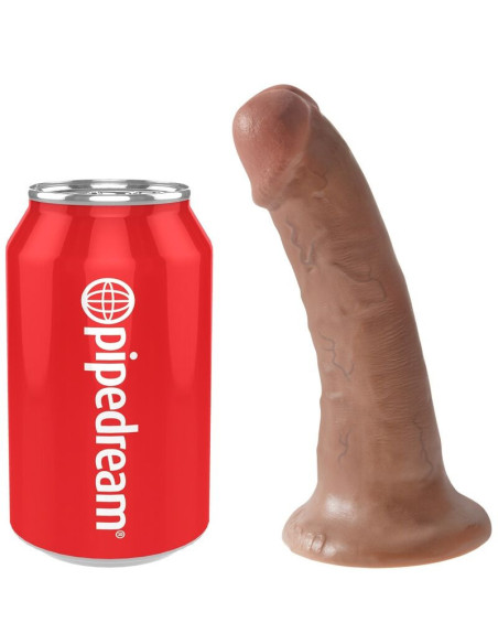 KING COCK - REALISTIC PENIS 15 CM CARAMEL