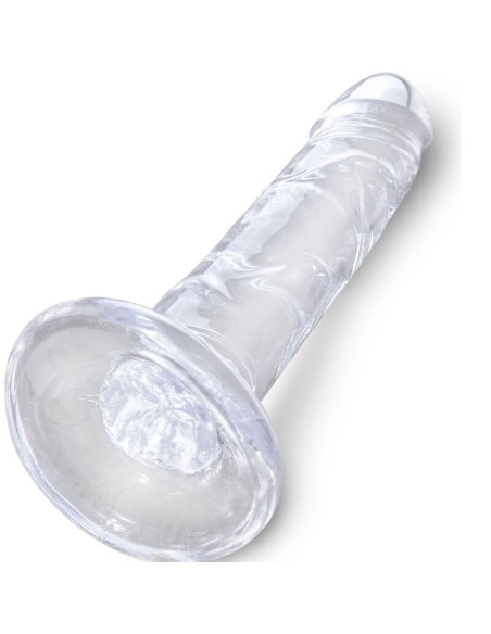 KING COCK - CLEAR REALISTIC PENIS 15.5 CM TRANSPARENT