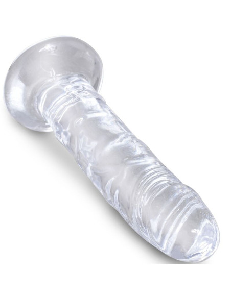 KING COCK - CLEAR REALISTIC PENIS 15.5 CM TRANSPARENT