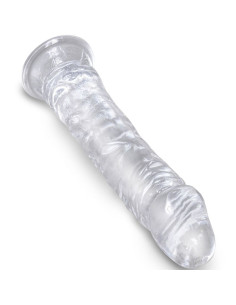 KING COCK - CLEAR REALISTIC PENIS 19.7 CM TRANSPARENT 2