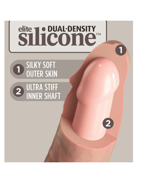 KING COCK - ELITE REALISTIC SILICONE DILDO 17.8 CM