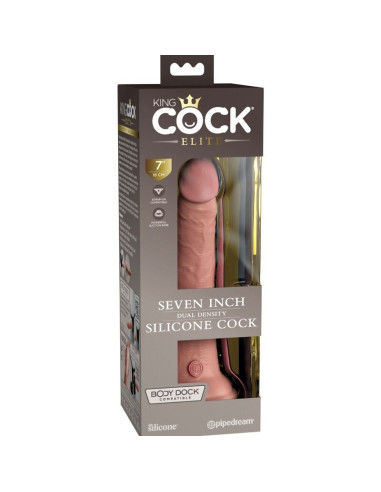 KING COCK - ELITE REALISTINIS SILIKONINIS DILDO 17,8 CM