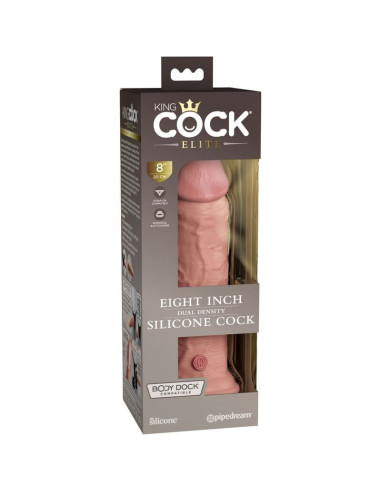 KING COCK - ELITE REALISTIC SILICONE DILDO 20.3 CM