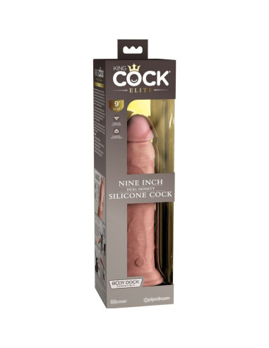 KING COCK - ELITE REALISTINIS SILIKONINIS DILDO 23 CM
