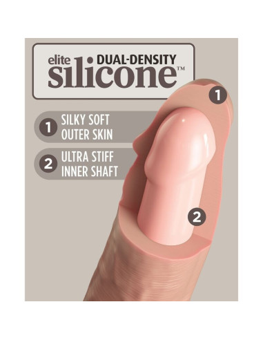 KING COCK - ELITE REALISTIC SILICONE DILDO 28 CM
