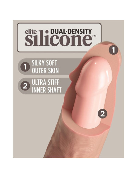 KING COCK - ELITE REALISTINIS SILIKONINIS DILDO 28 CM