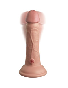 KING COCK - ELITE REALISTIC DILDO VIBRATING and SILICONE 15.2 CM 2