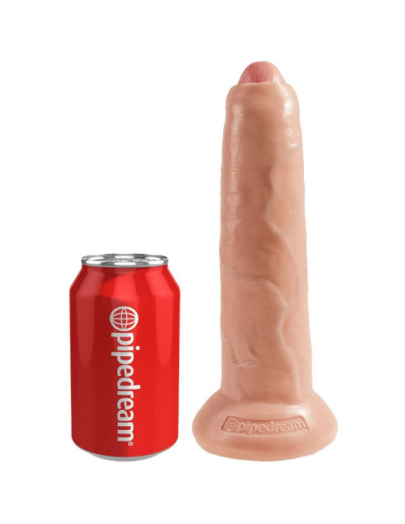 KING COCK - REALISTINIS NEAPLYŠINTOS ODOS DILDO 23 CM