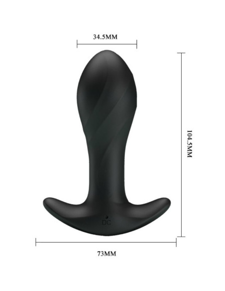 PRETTY LOVE - BLACK ANAL VIBRATOR