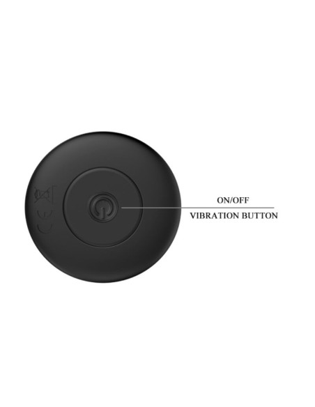 MR PLAY - RECHARGEABLE BLACK VIBRATOR ANAL PLUG