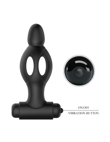 MR PLAY - SILICONE ANAL PLUG WITH VIBRATION