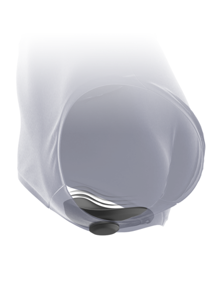 BLACKandSILVER - PRESTON RECHARGEABLE SILICONE VIBRATOR PANTIE BLACK