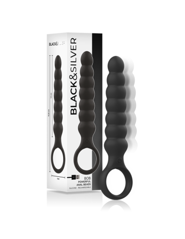 BLACKandSILVER - BOB POWERFUL SILICONE ANAL DILATOR