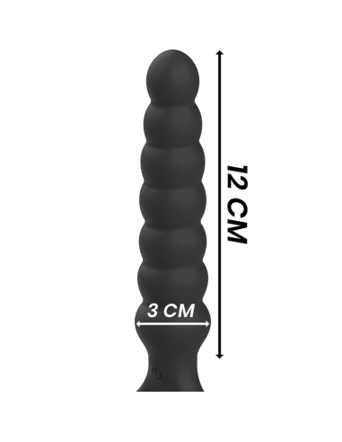 BLACKandSILVER - BOB POWERFUL SILICONE ANAL DILATOR
