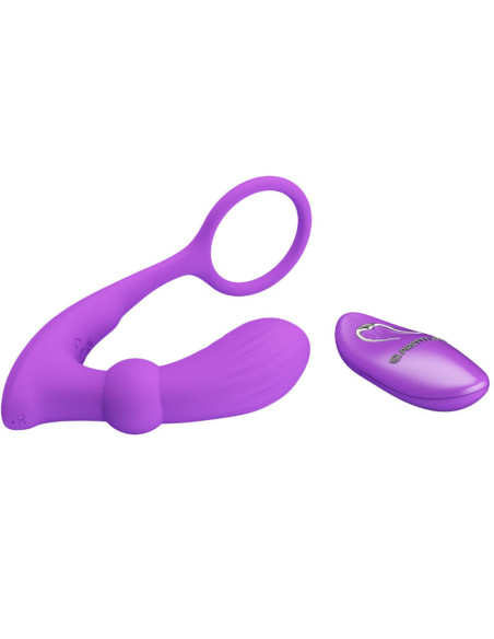 PRETTY LOVE - WARREN VIOLET ANAL RING and VIBRATOR