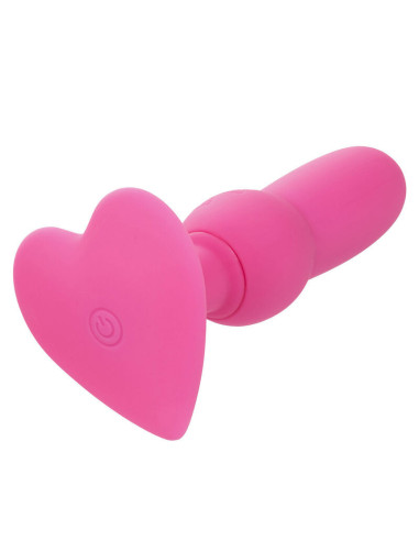 CALEXOTICS - FIRST TIME ANAL PLUG BEADED PROBE 10 VIBRATIONS PINK