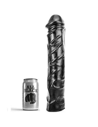 ALL BLACK - GIANT SOFT FISTING DILDO 32 CM