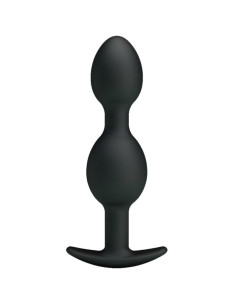 PRETTY LOVE - SILICONE ANAL BALLS 12.5 CM BLACK