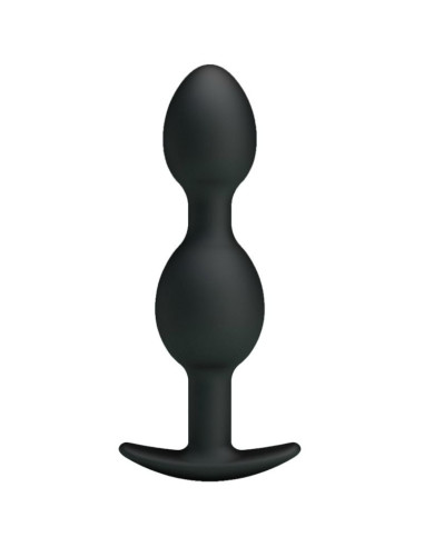 PRETTY LOVE - SILICONE ANAL BALLS 12.5 CM BLACK