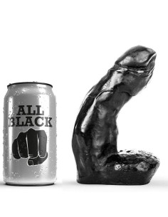 ALL BLACK - DILDO REALISTIC 15 CM