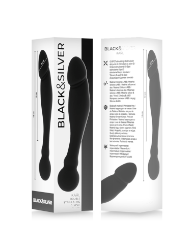 BLACKandSILVER - KARL G-POINT STIMULATING DILDO 18 CM