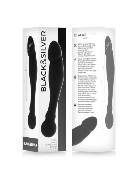 BLACKandSILVER - KARL G-POINT STIMULATING DILDO 18 CM