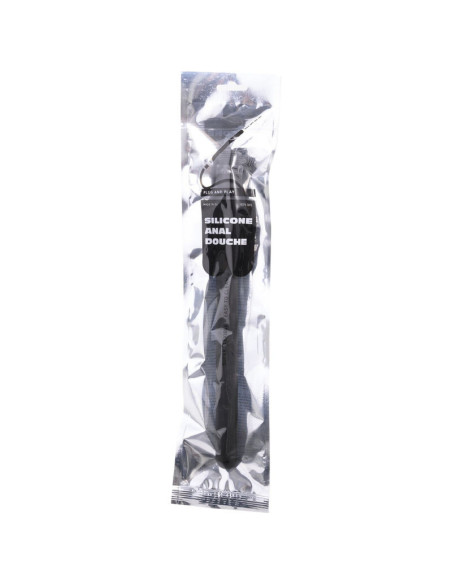 ALL BLACK - SHOWER ANAL SILICONE SISTEMA STOPPER 27 CM