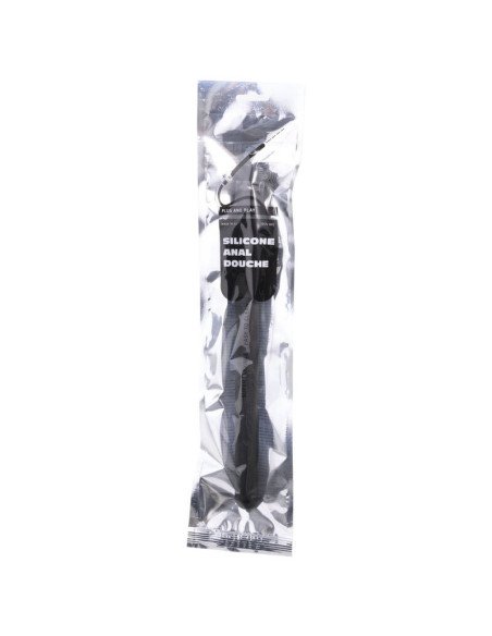 ALL BLACK - RIDGED SHOWER ANAL SILICONE 27 CM