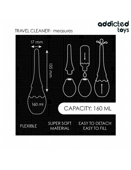 ADDICTED TOYS - TRAVEL CLEANER SILICONE MODEL 3