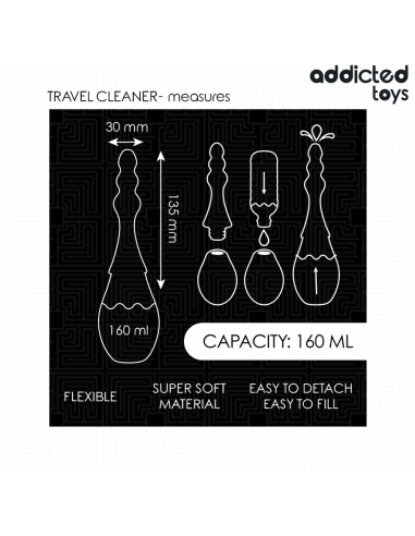 ADDICTED TOYS - TRAVEL CLEANER SILICONE MODEL 4