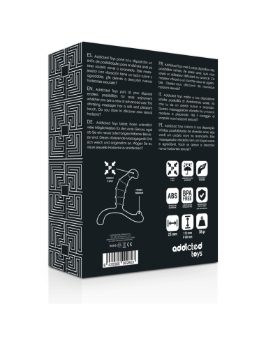 ADDICTED TOYS - PROSTATOS ANALINIS MALONUMAS JUODAS