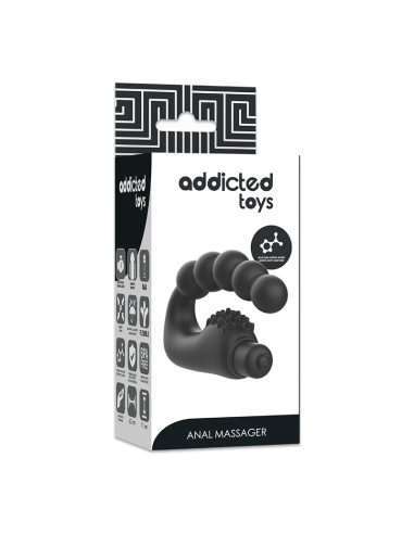 ADDICTED TOYS - ANALINIS MASAŽUOTUVAS PROSTATINIAM VAIZDUI SU VIBRACIJA