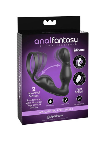 ANAL FANTASY ELITE COLLECTION - VIBRUOJAMAS IR ĮKRAUNAMAS PROSTATOS MASAŽUOTUVAS
