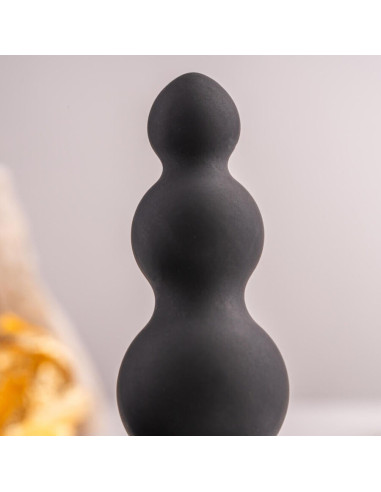 ROCKS-OFF - PETITE SENSATIONS BUBBLES ANALINIS VIBRATORIUS SU BULBELĖMIS, JUODAS