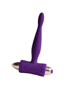 ROCKS- OFF - PETITE SENSATIONS TEAZER ANAL PLUG VIBRATOR PURPLE