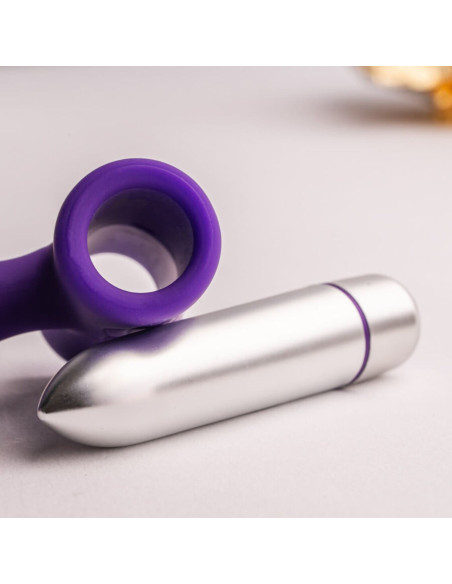 ROCKS- OFF - PETITE SENSATIONS TEAZER ANAL PLUG VIBRATOR PURPLE