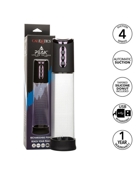 CALEXOTICS - PEAK 4-SPEED SUCTION PUMP BLACK