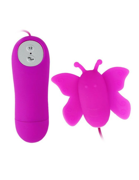 BAILE - LOVE EGGS BUTTERFLY CLITORIS STIMULATOR 12 SPEEDS LILAC REMOTE CONTROL