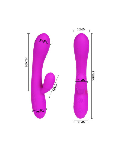 PRETTY LOVE - SMART VICTOR VIBRATOR WITH CLITORIS STIMULATOR