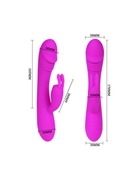 PRETTY LOVE - SMART VIBRATOR WITH RABBIT 30 HUNTER MODES