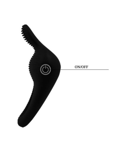 PRETTY LOVE - THIMBLE VIBRATOR RING BLACK