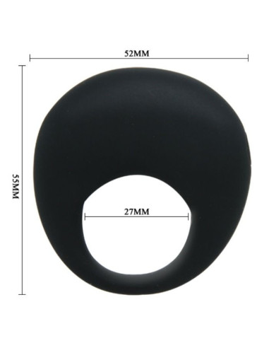 PRETTY LOVE - TRAP VIBRATOR RING BLACK