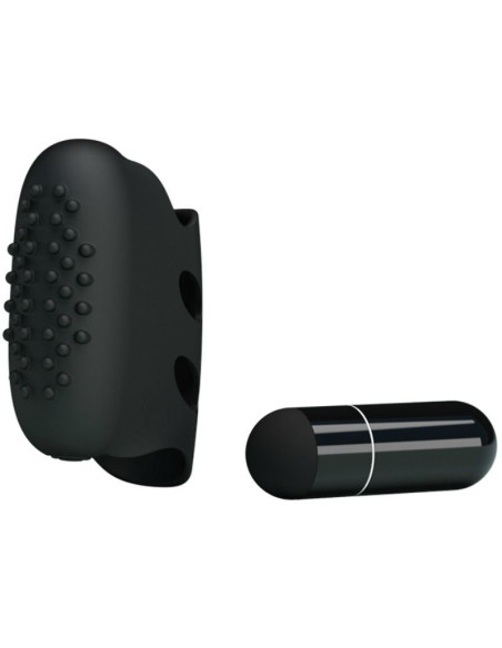 PRETTY LOVE - FLIRTATION STEWARD BLACK VIBRATION THIMBLE