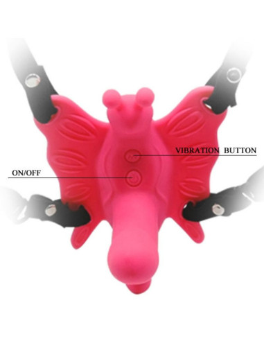 BAILE - ULTRA PASSIONATE REMOTE CONTROL BUTTERFLY HARNESS