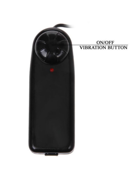 BAILE - REALISTINIS DILDO SU VIBRACIJA IR SUKIMUOSIMU 20 CM