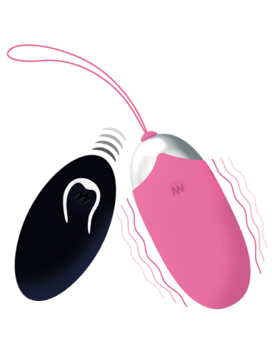 INTENSE - FLIPPY II VIBRATING EGG WITH REMOTE CONTROL PINK