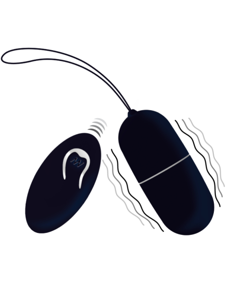 INTENSE - FLIPPY I VIBRATING EGG WITH REMOTE CONTROL BLACK
