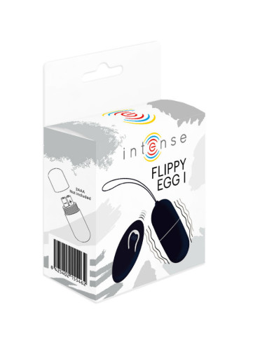 INTENSE - FLIPPY I VIBRATING EGG WITH REMOTE CONTROL BLACK