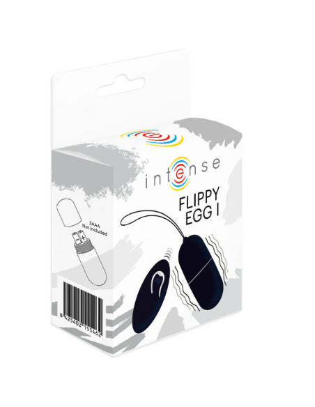 INTENSE - FLIPPY I VIBRATING EGG WITH REMOTE CONTROL BLACK