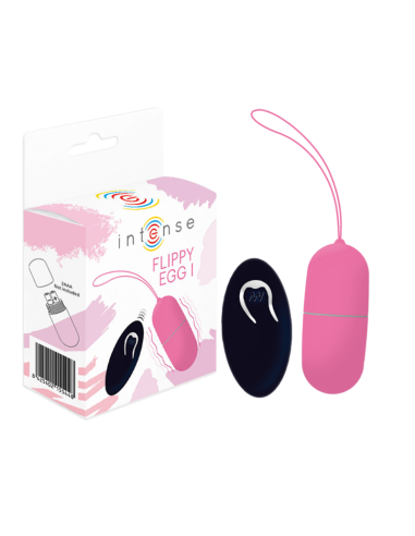INTENSE - FLIPPY I VIBRATING EGG WITH REMOTE CONTROL PINK